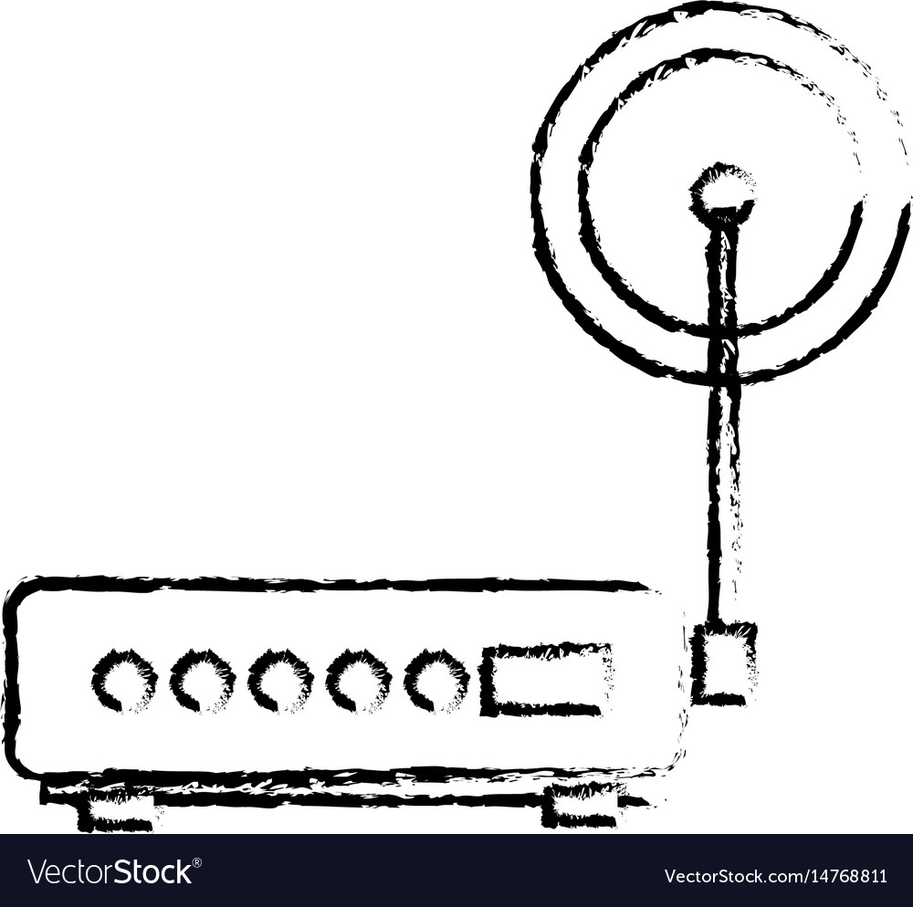 Router modem hardware connection communication