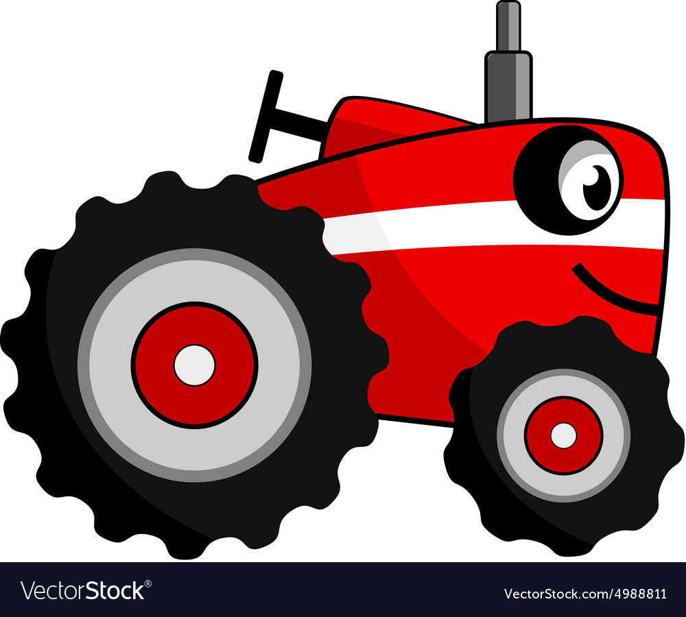 Tractor smile cartoon