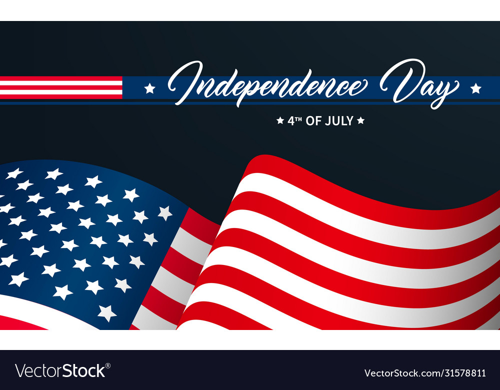 United states independence day greeting card