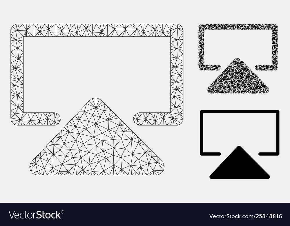 Enter mesh network model and triangle