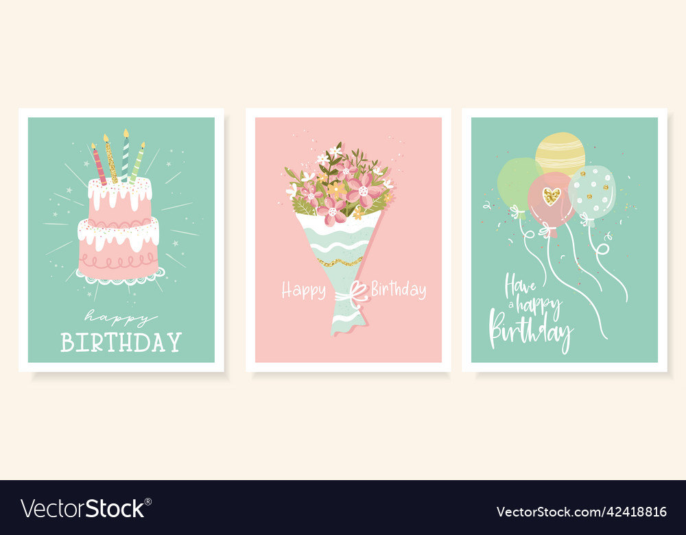 Fun hand drawn party card designs lovely