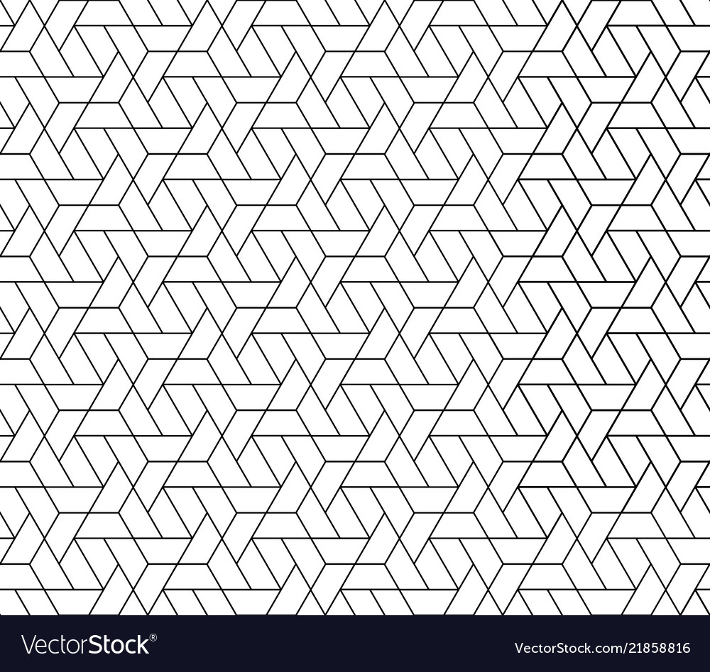 Hexagonal Grid Pattern