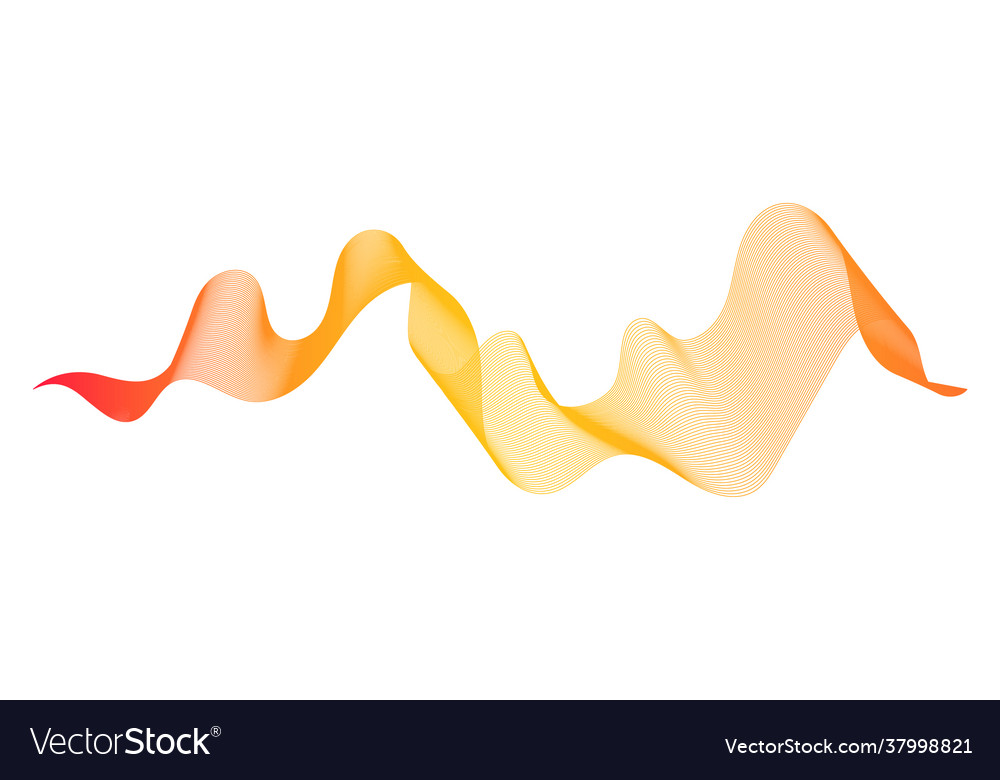 Abstract backdrop with colorful wave gradient