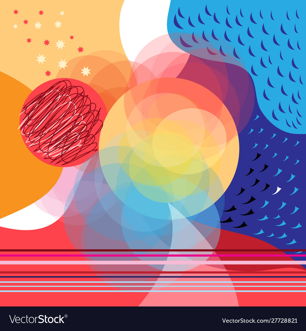 Abstract color background different vector image Abstract color background different