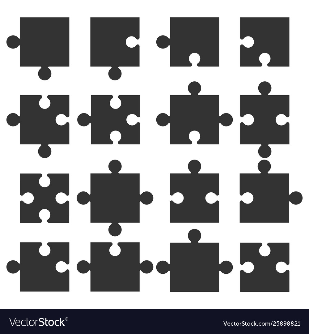 Jigsaw Puzzle Icon - Puzzle Pieces
