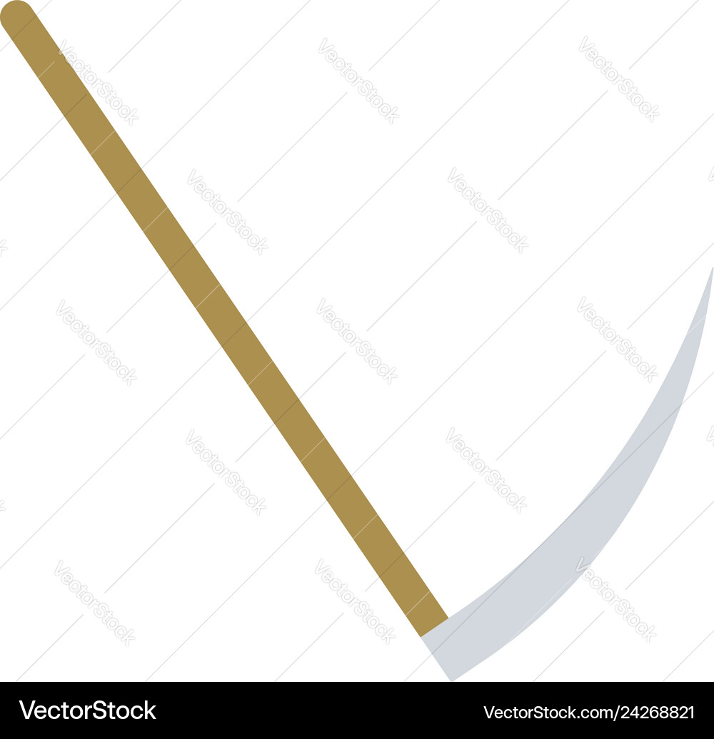 Scythe icon Royalty Free Vector Image - VectorStock