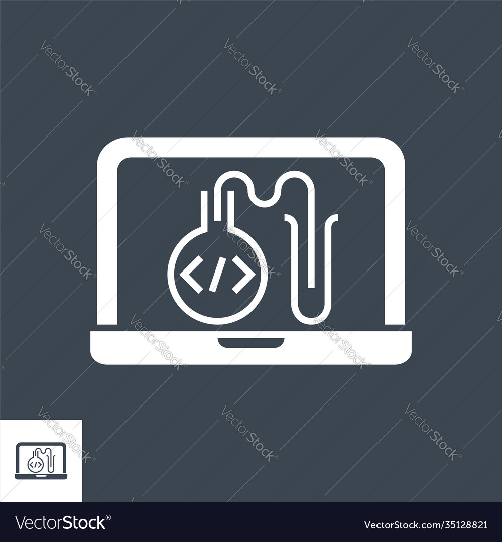 Testing programming glyph icon