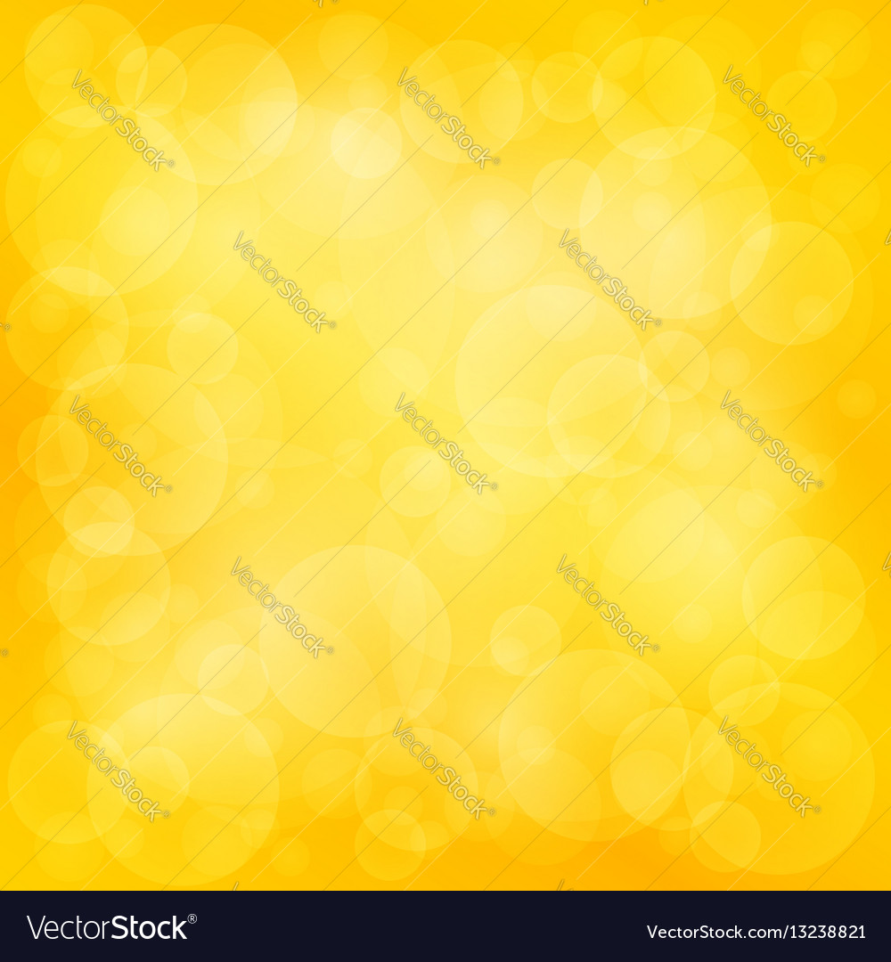 Yellow Bokeh Soft Glow Background