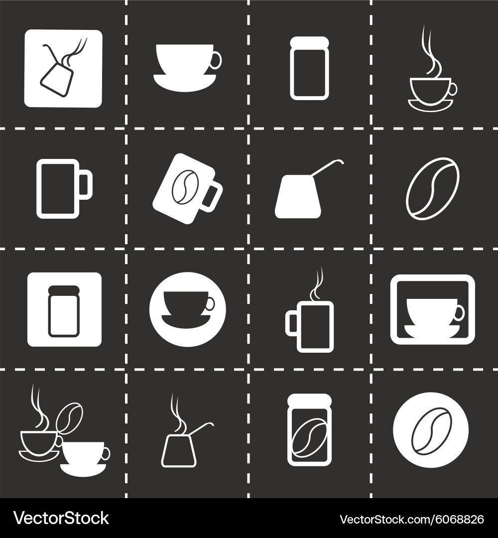 Coffee set Royalty Free Vector Image - VectorStock