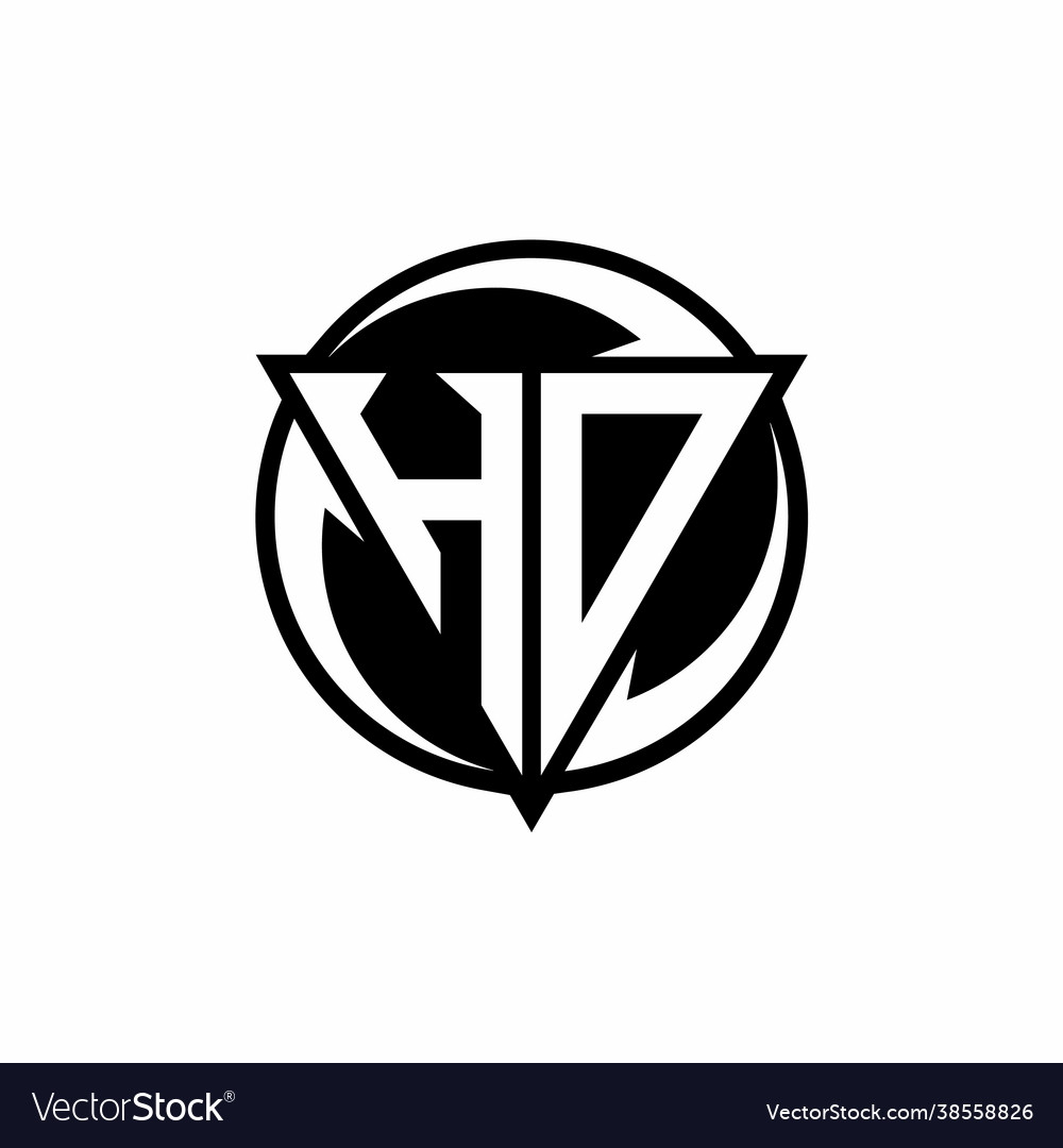 Ho logo monogram design template Royalty Free Vector Image