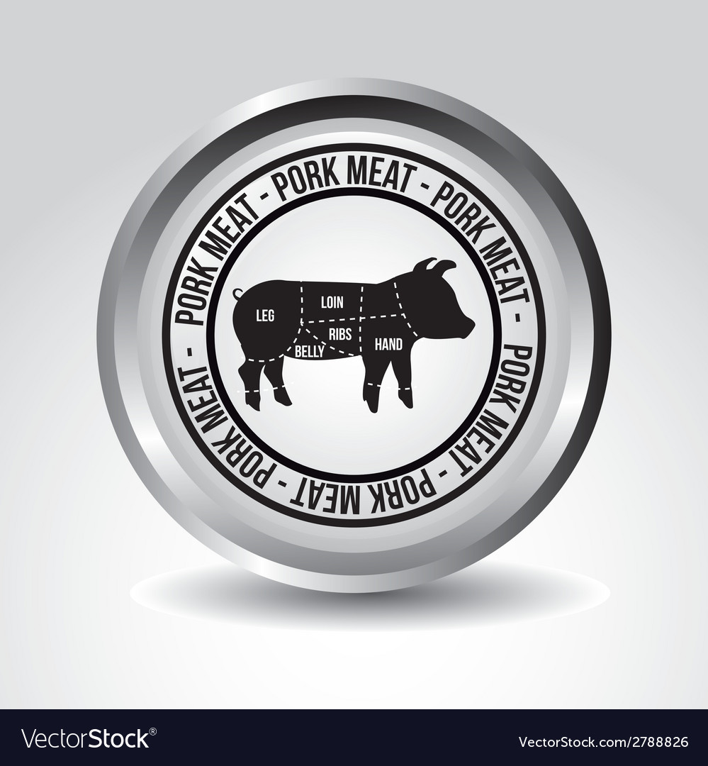 Label design over gray background