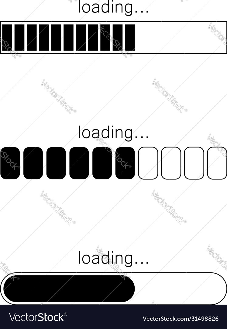 Loading bar icon - progress load