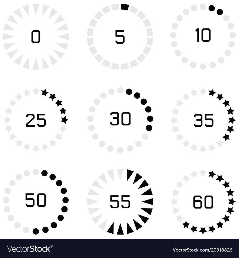 Loading icon set