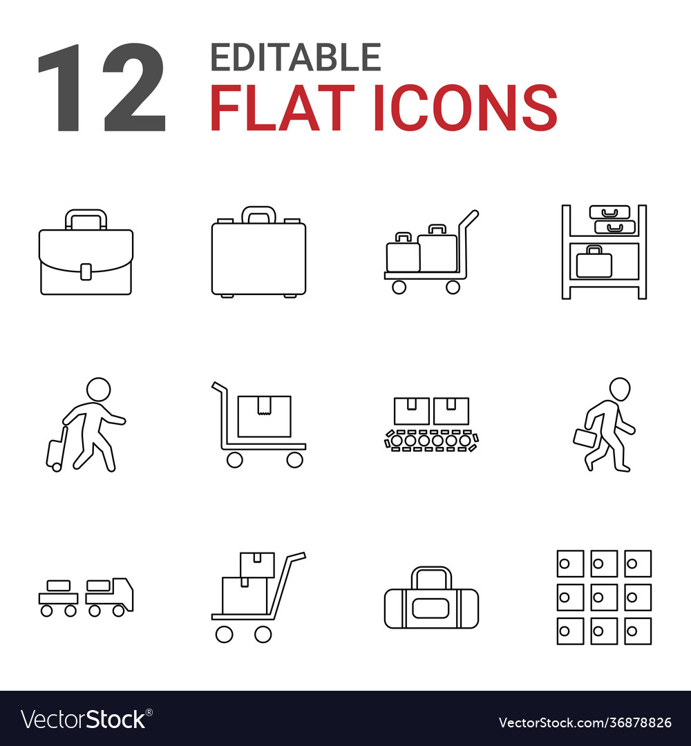 Luggage icons