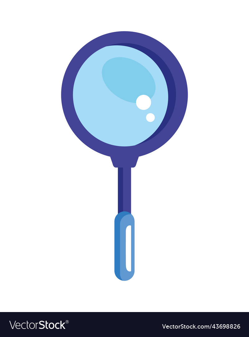 Magnifying glass search Royalty Free Vector Image