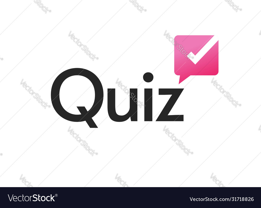 Quiz Umfrage-Logo-Ikone oder Interview Diskussion vector image Quiz Umfrage-Logo-Ikone oder Interview Diskussion