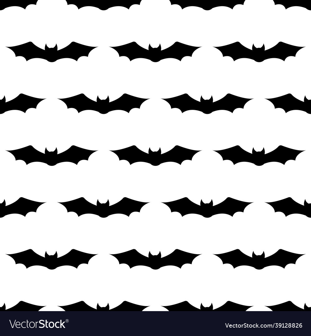Seamless repeating pattern with halloween symbols