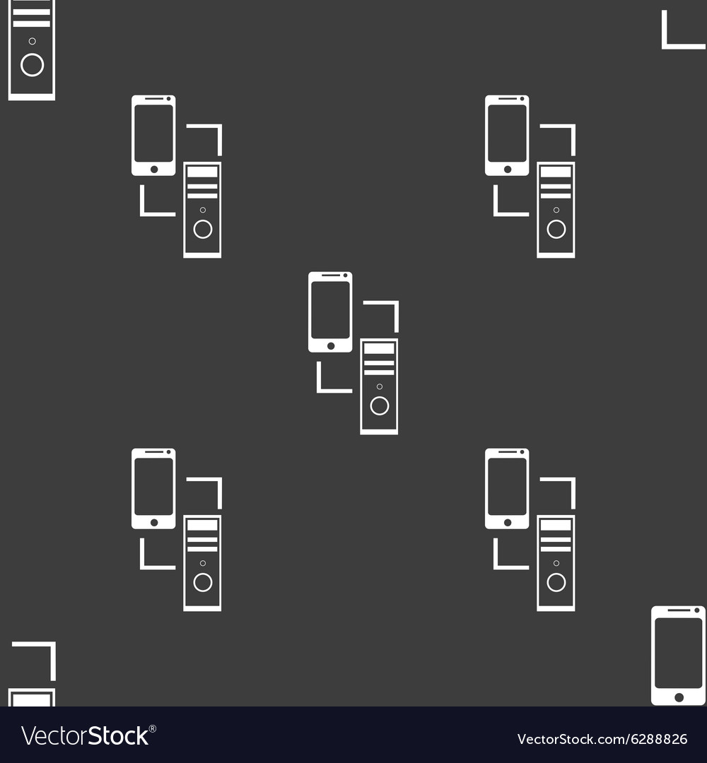 Synchronization sign icon communicators sync