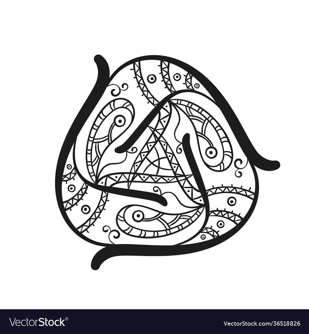 Triangular Ornamental Pattern