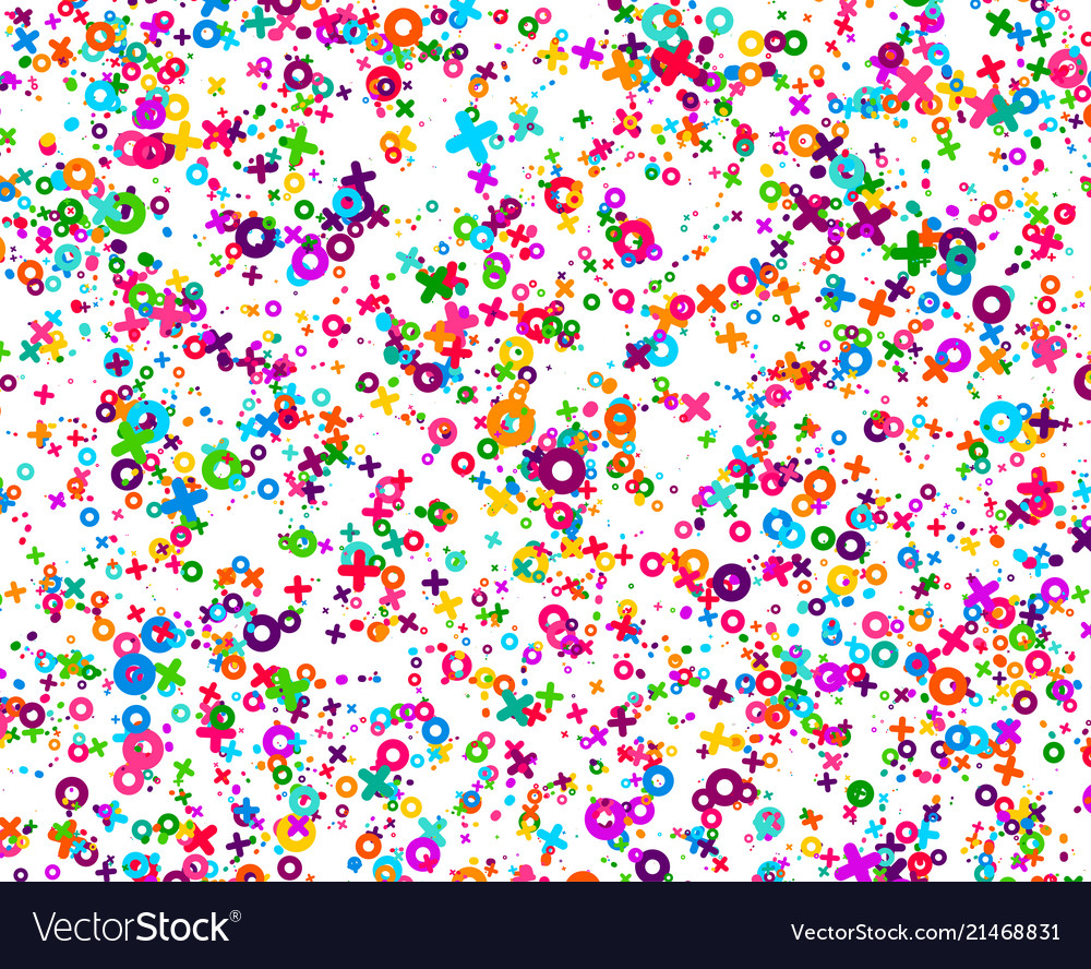 Abstract geometric pattern colored shapes
