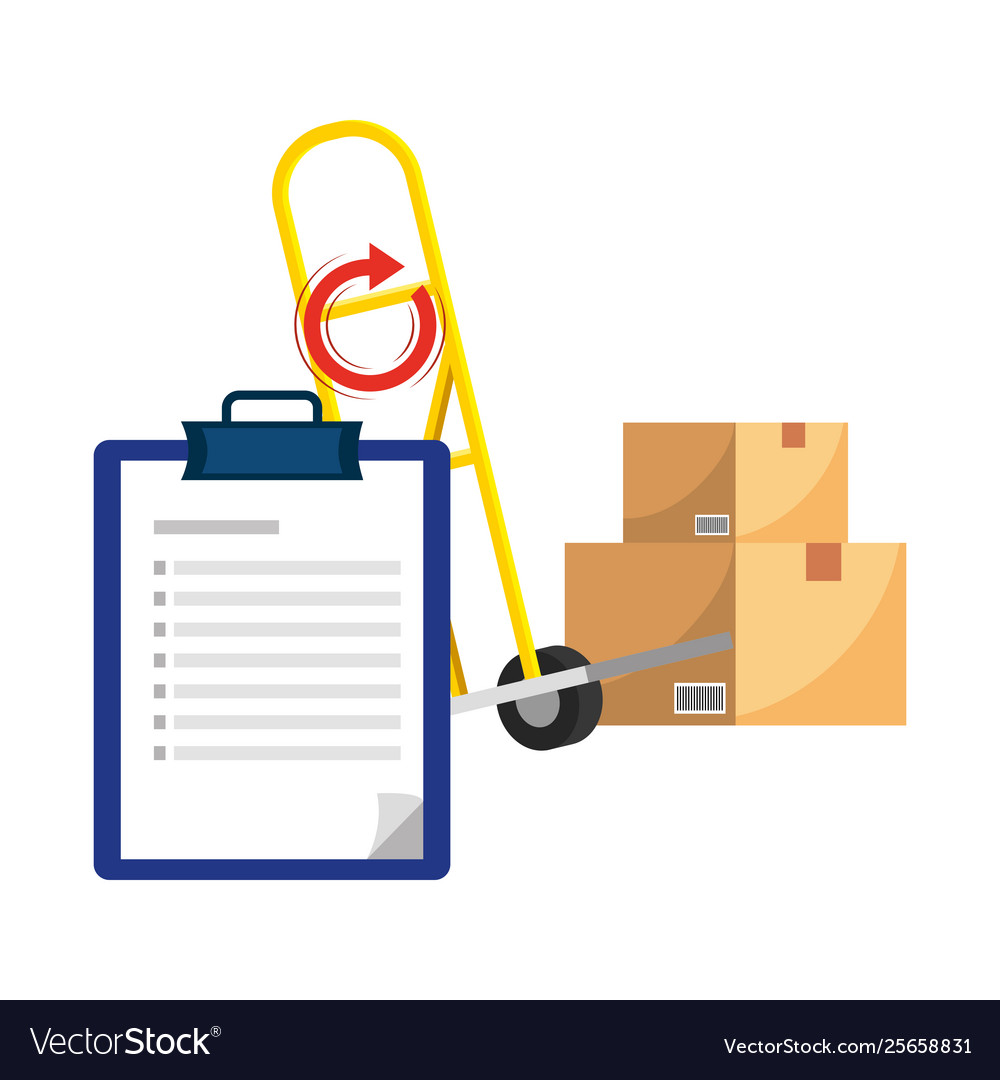 Pushcart with box