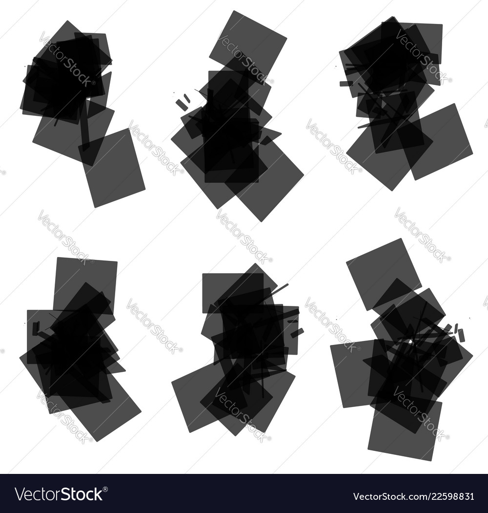 Scattered Geometric Shapes