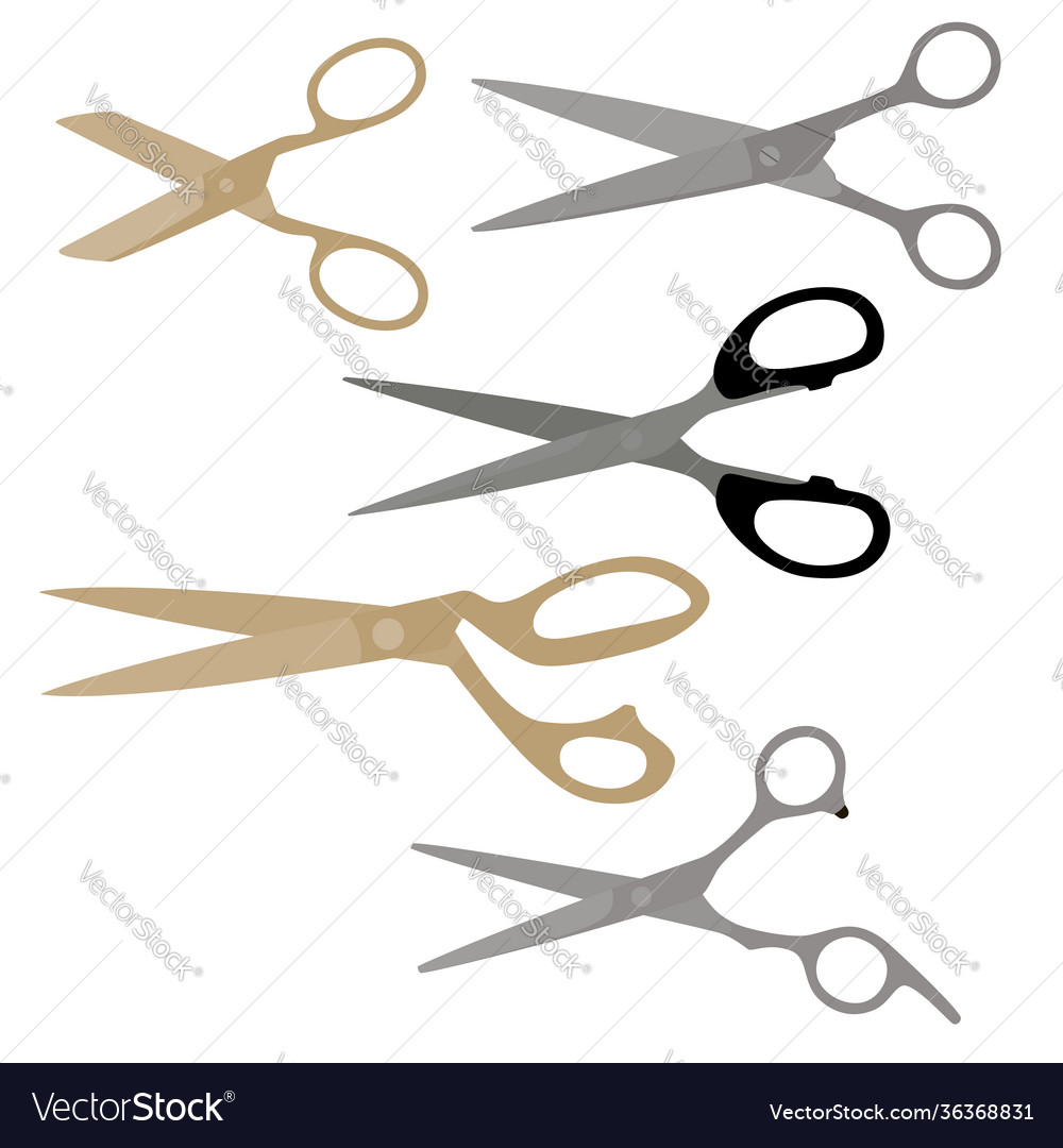 Scissor pattern Royalty Free Vector Image - VectorStock