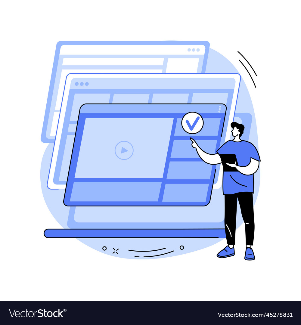 Wireframe abstract concept