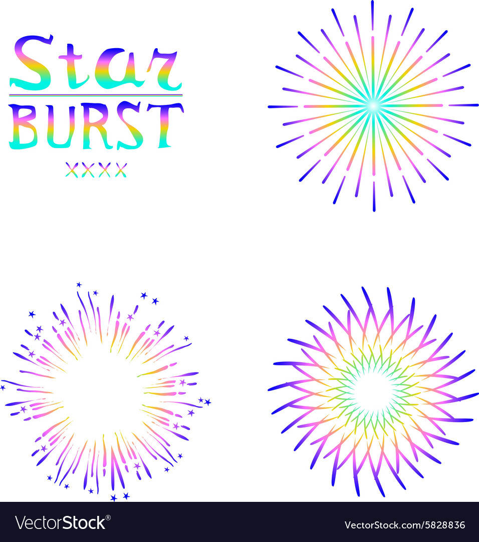 Background design with abstract fireworks