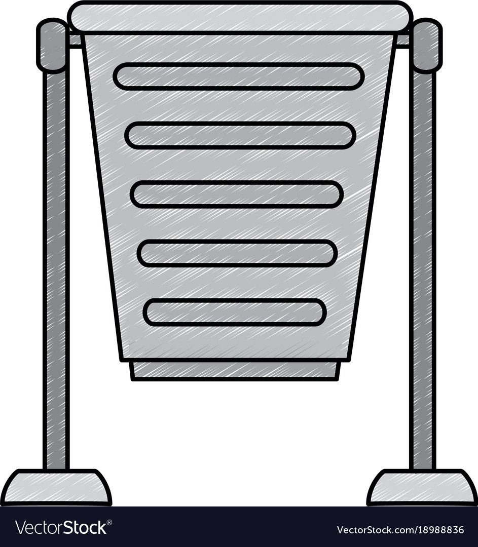 Park trash can icon