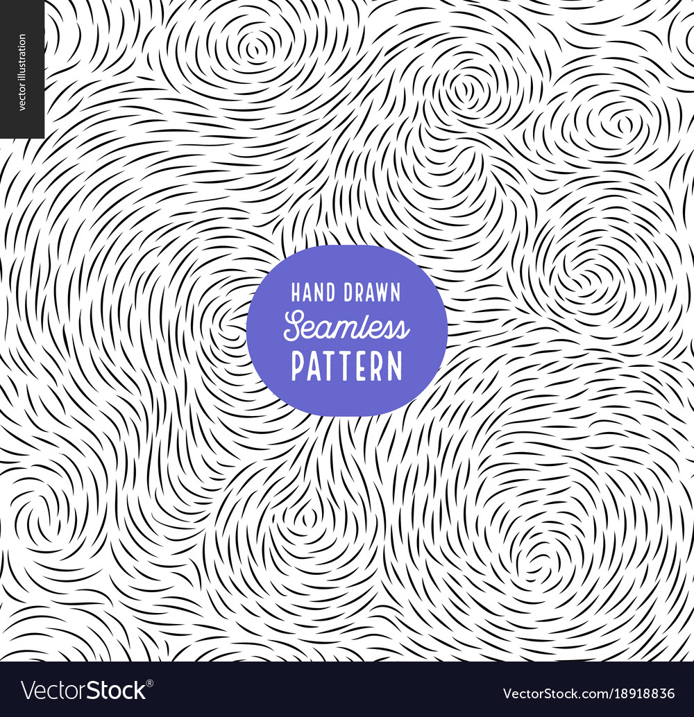 Seamless White Pattern - Abstract Lines
