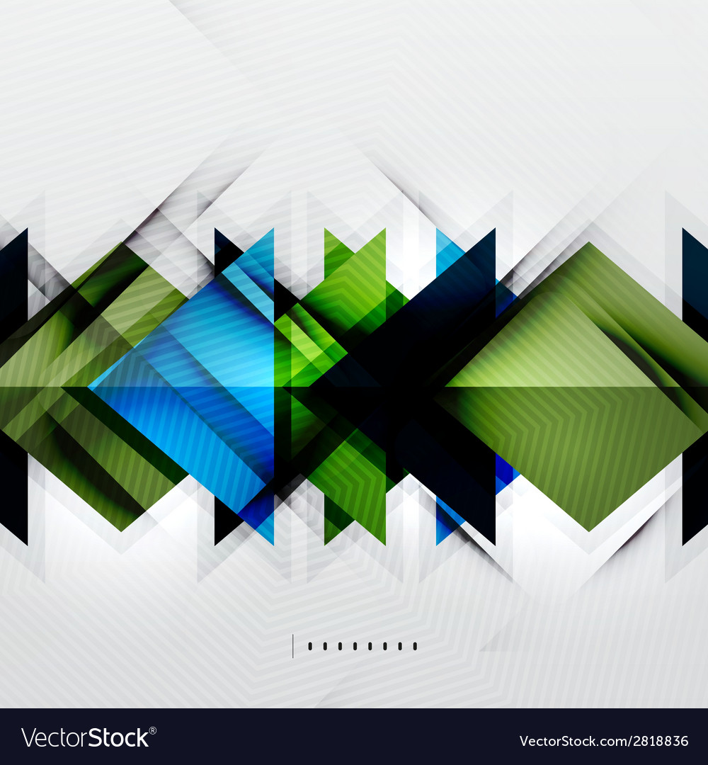Squares and shadows - tech abstract background