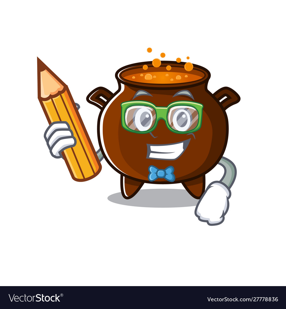 Student cauldron with in mascot shape