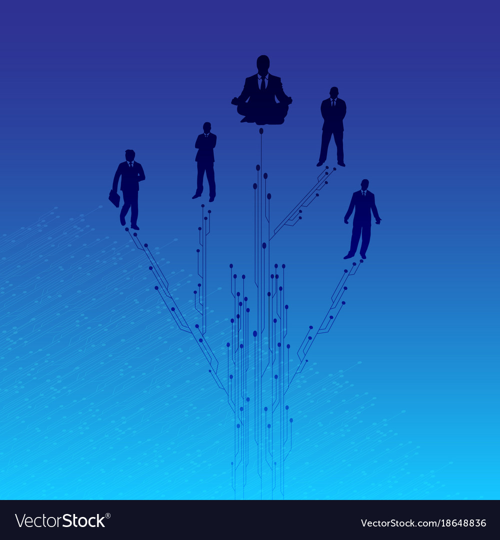 Technology or network background design