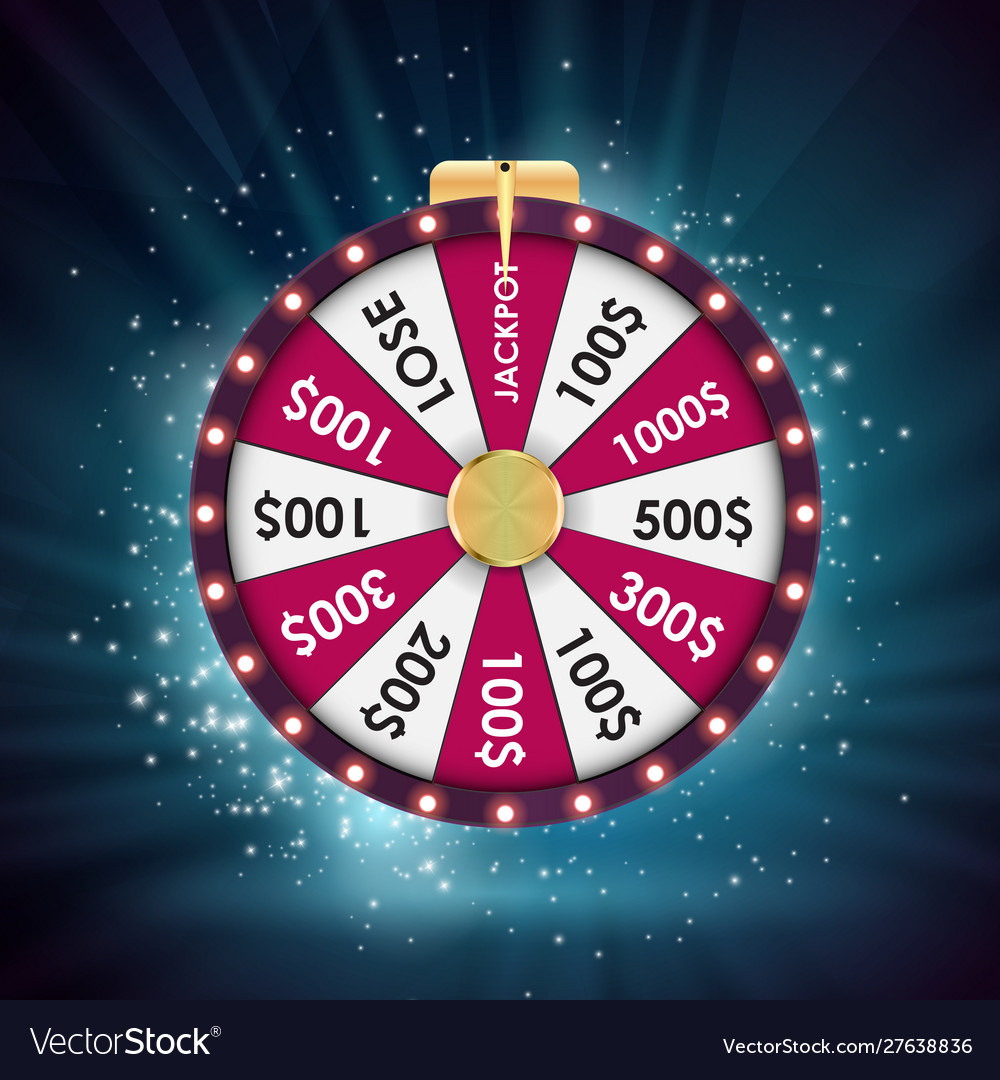 Wheel fortune lucky background