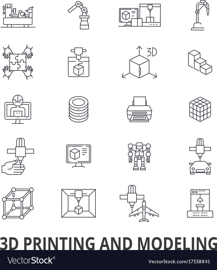 3D-Druckmodell-Grafik-Prototypen-Modellierung