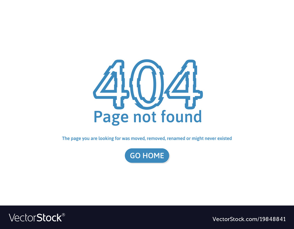 404 error page not found concept