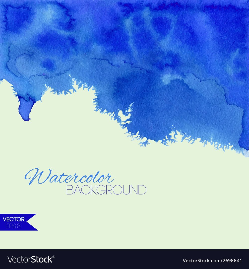 Blue watercolor background