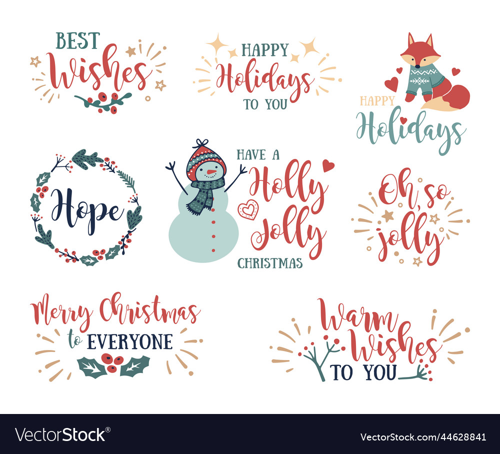 Weihnachten Zitate & Typografie