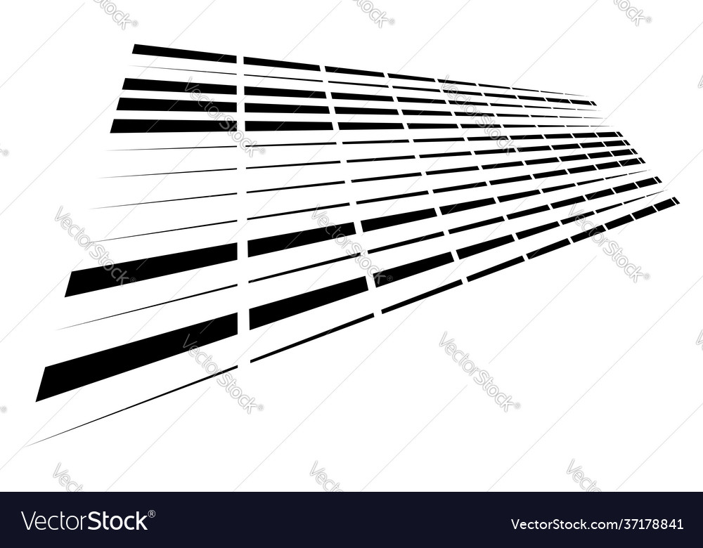 Dashed dynamic lines stripes 3d vector image Dashed dynamic lines stripes 3d