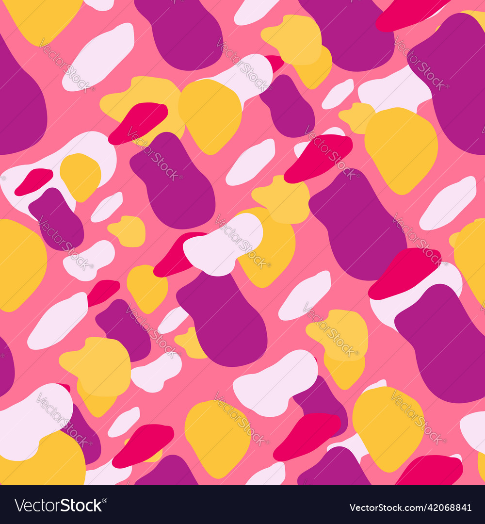 Doodle circle shape seamless pattern abstract Vector Image Doodle circle shape seamless pattern abstract