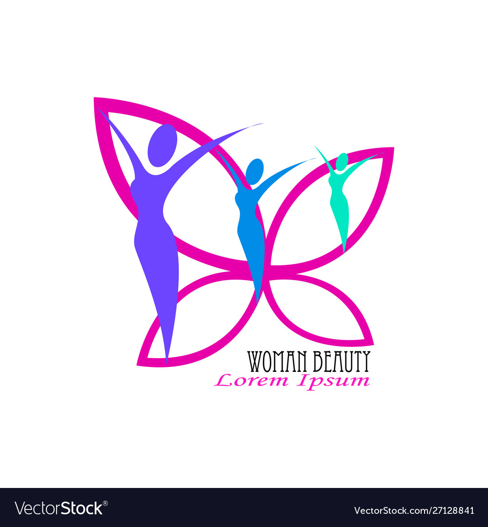 Fresh women beauty logo template design