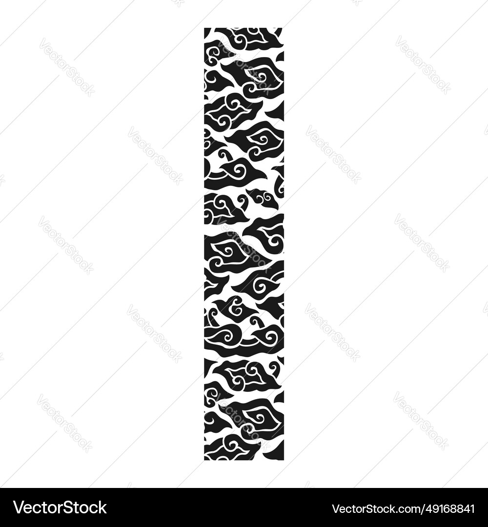 Indonesian mega mendung batik heritage element Vector Image