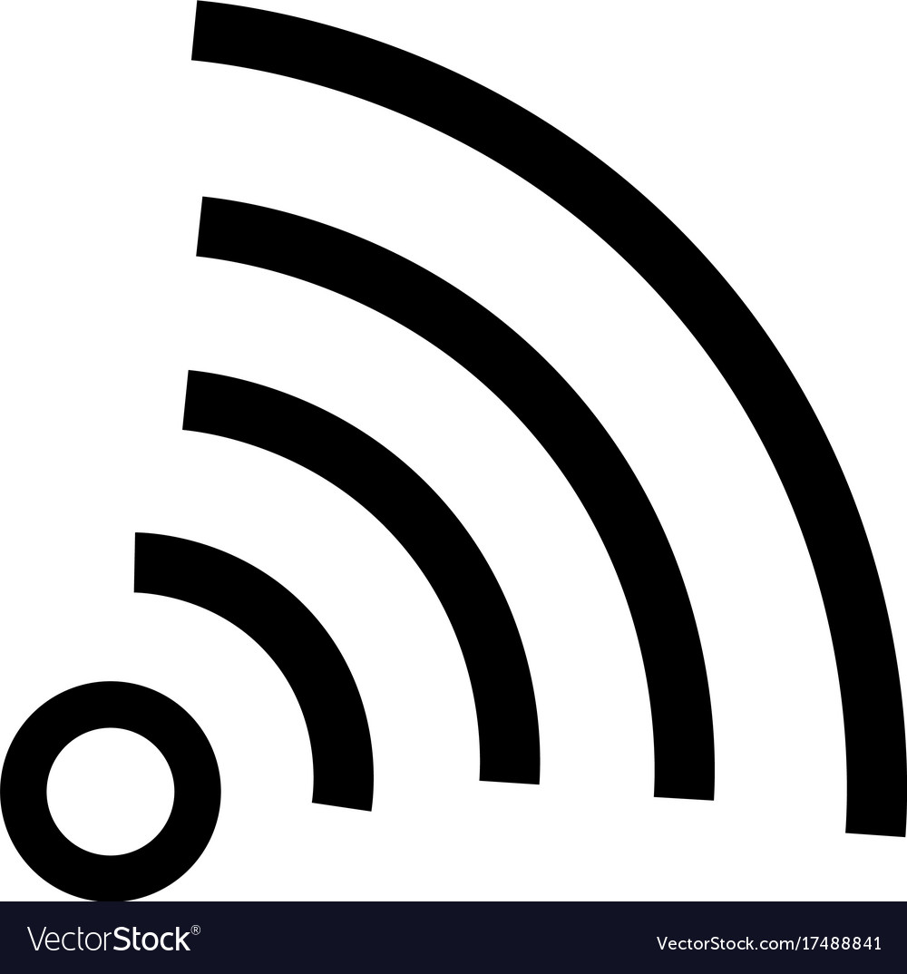 Mall wifi sign icon