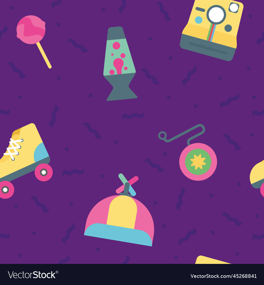 Nineties style icons pattern