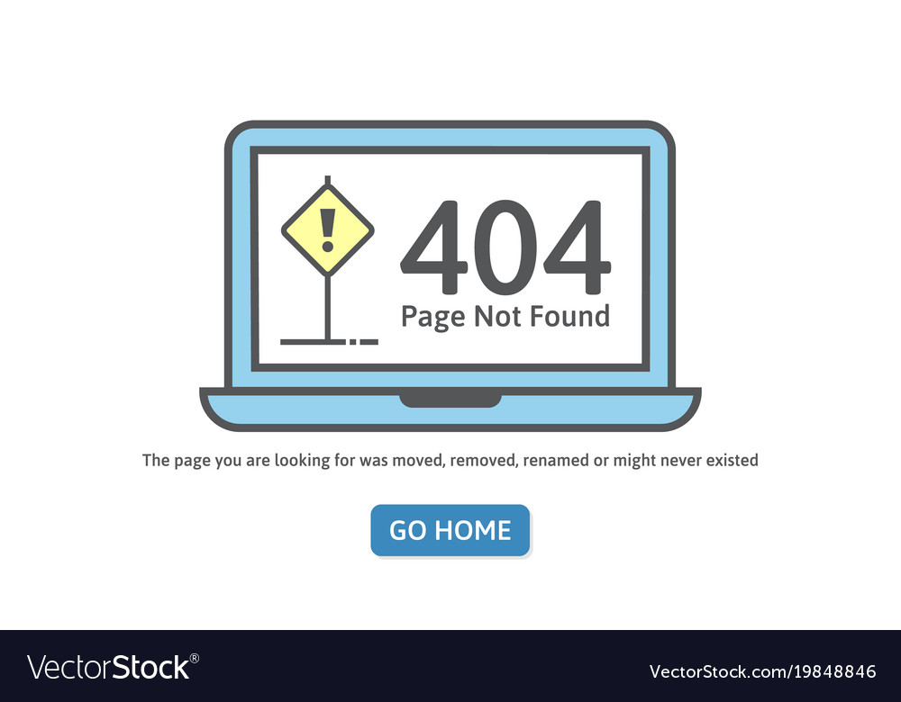 404 concept error line icon page not found