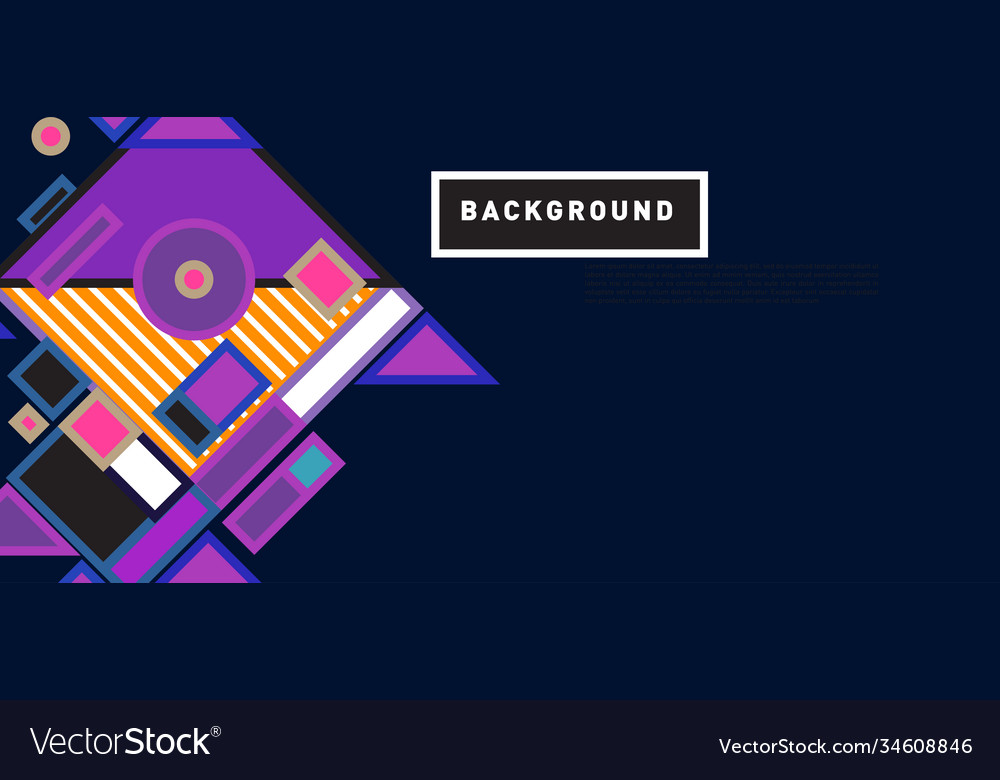 Abstract colorful rectangle background for banner