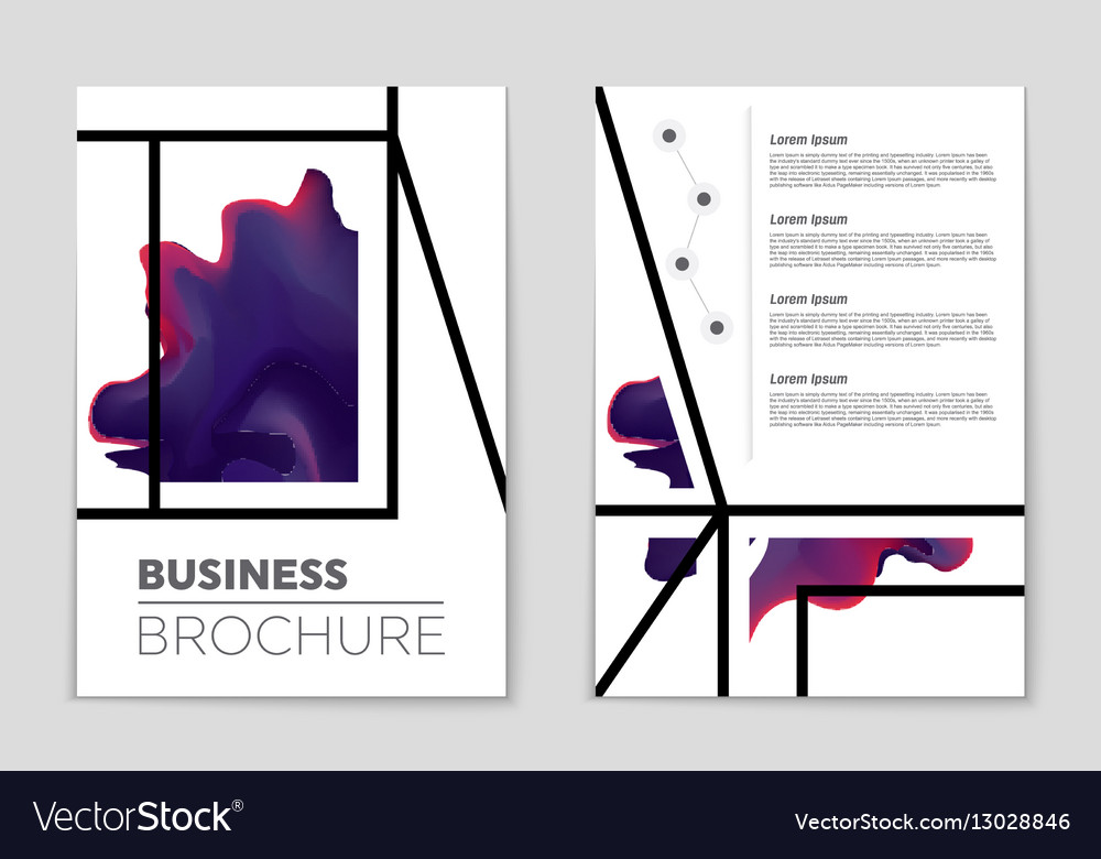Abstraktes Layout Hintergrundset für Kunst