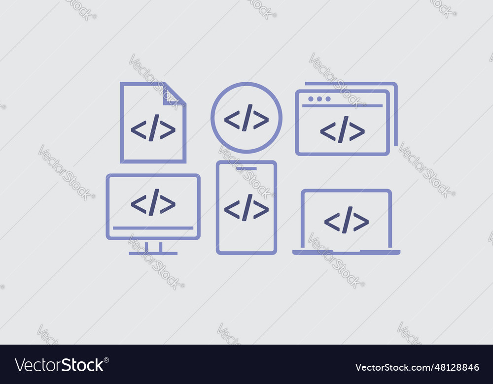 Browser computer laptop app program code