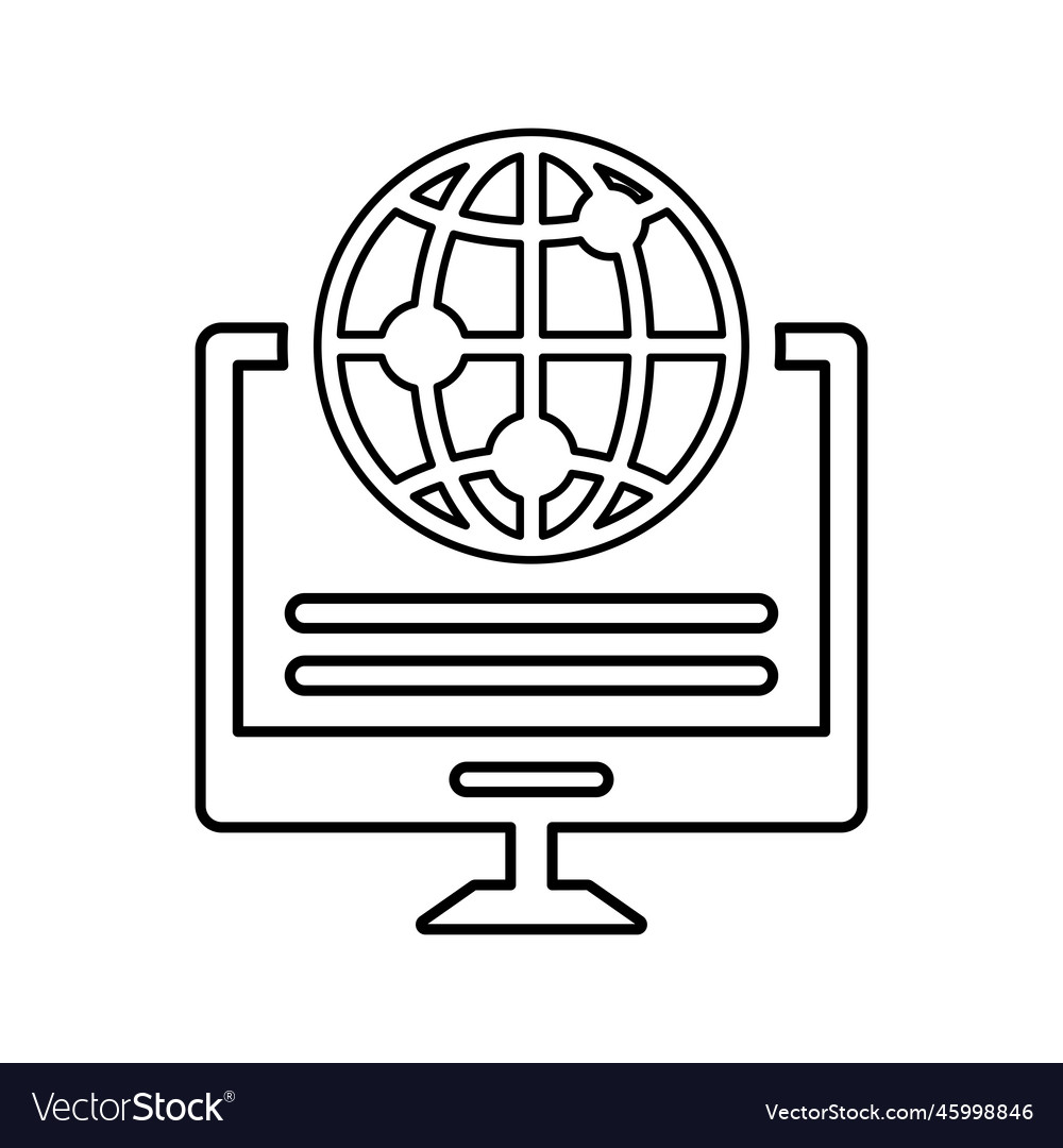Browserzeile Symbol Umriss